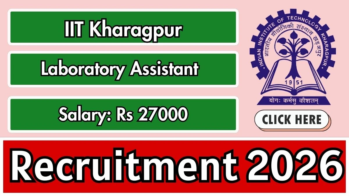 IIT Kharagpur Recruitment 2026 - Apply Online for JRF, Technician and More posts - jobcareer.co.in