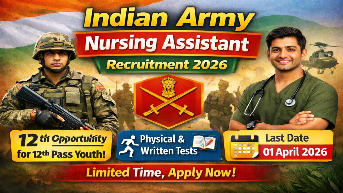 Indian Army Recruitment 2026 – Apply Online for Nursing Assistant & Sepoy Pharma Posts - jobcareer.co.in