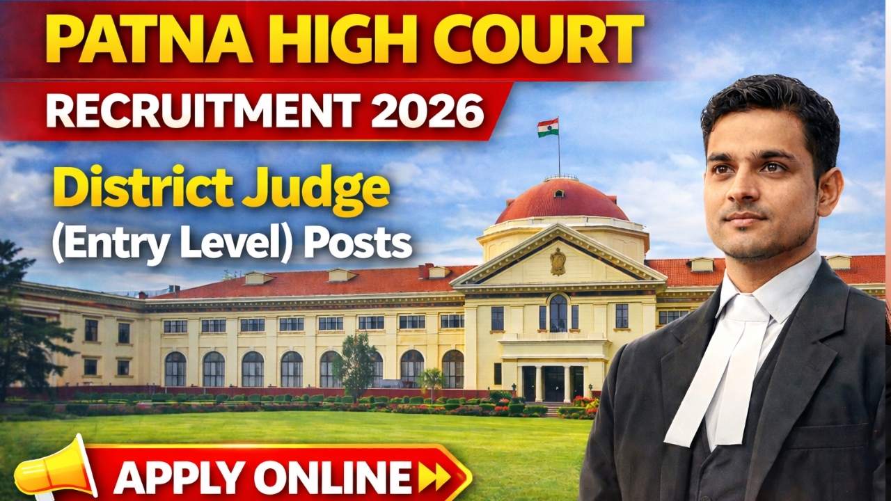 Patna High Court Recruitment 2026 - Apply Online for District Judge -2026 Posts - jobcareer.co.in