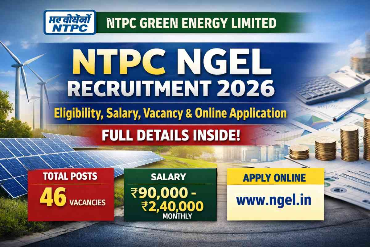 NTPC Green Energy Recruitment 2026 - Apply Online for 46 Deputy General Manager, Assistant Manager Posts - jobcareer.co.in