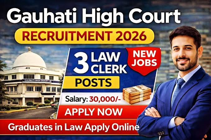 Gauhati High Court Law Clerk Recruitment 2026 - Apply Online - jobcareer.co.in