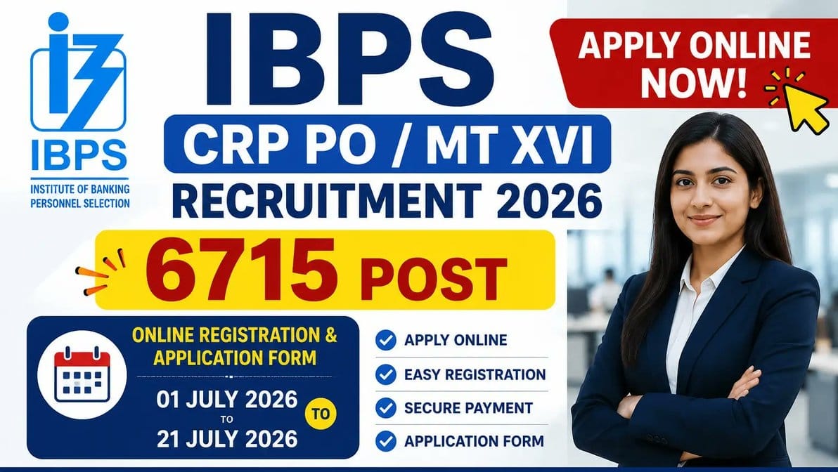 IBPS PO Recruitment 2026 Notification Out - Apply Online for 6715 Probationary Officers/Management Trainees Posts - jobcareer.co.in